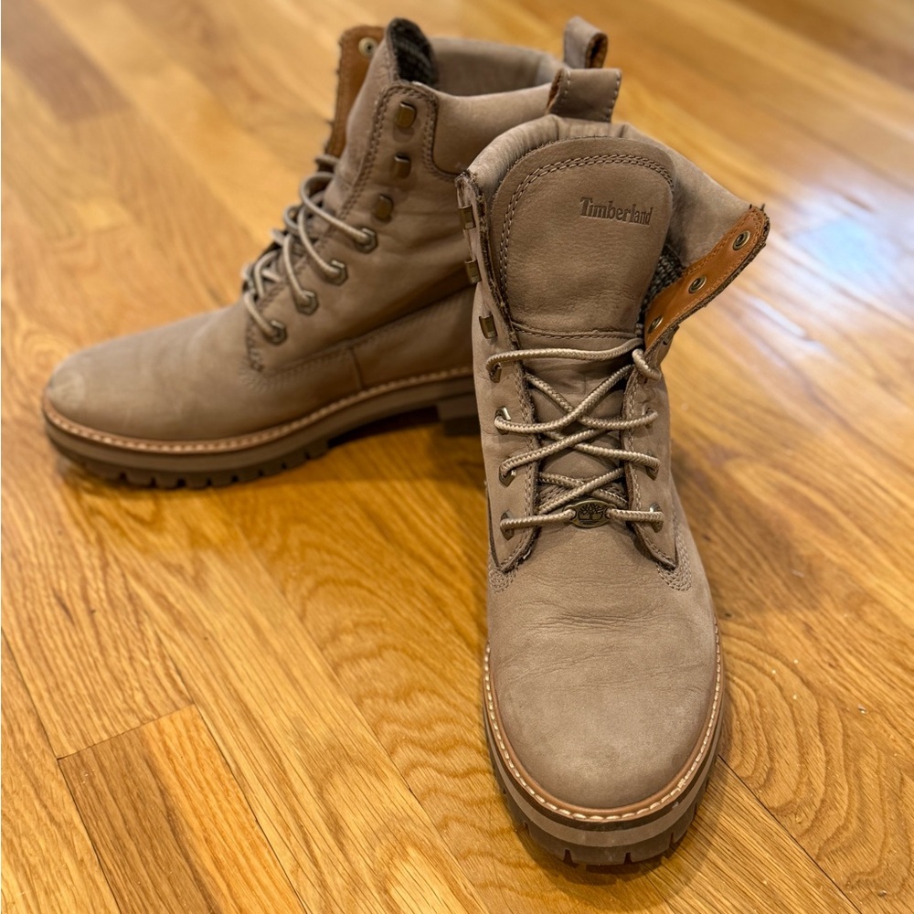 Timberland Women’s 6in Lace Up Ankle Boot - Taupe - Size 9